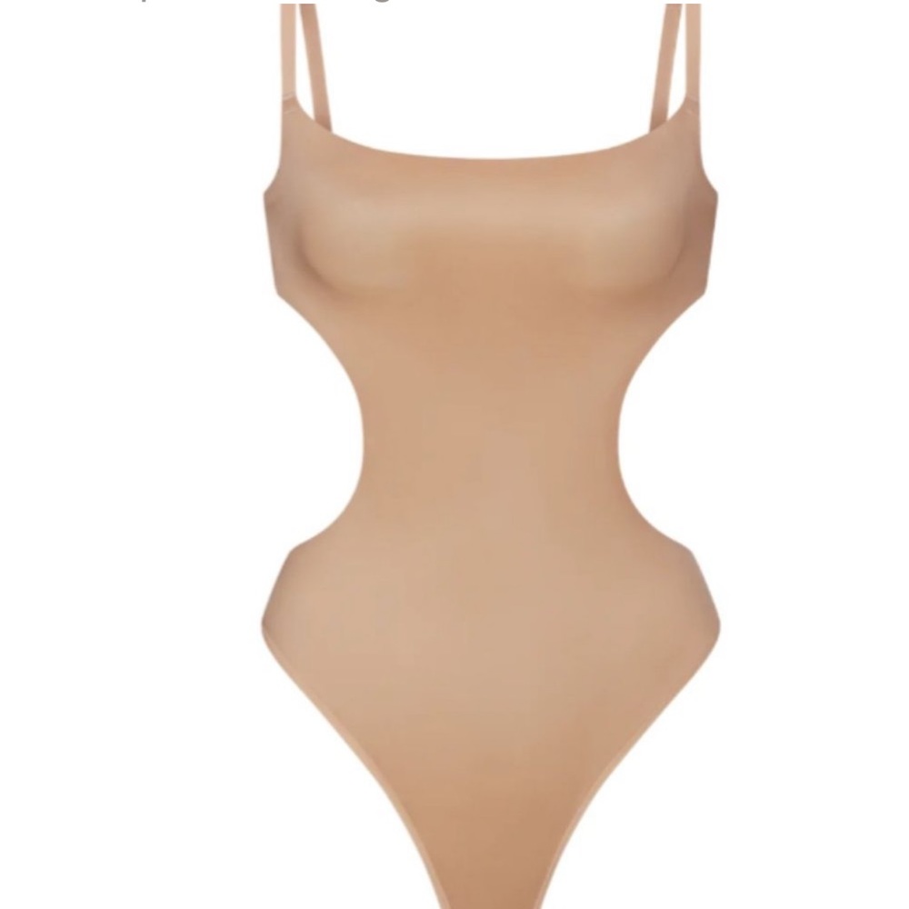 Skims Barely there shapewear thong bodysuit